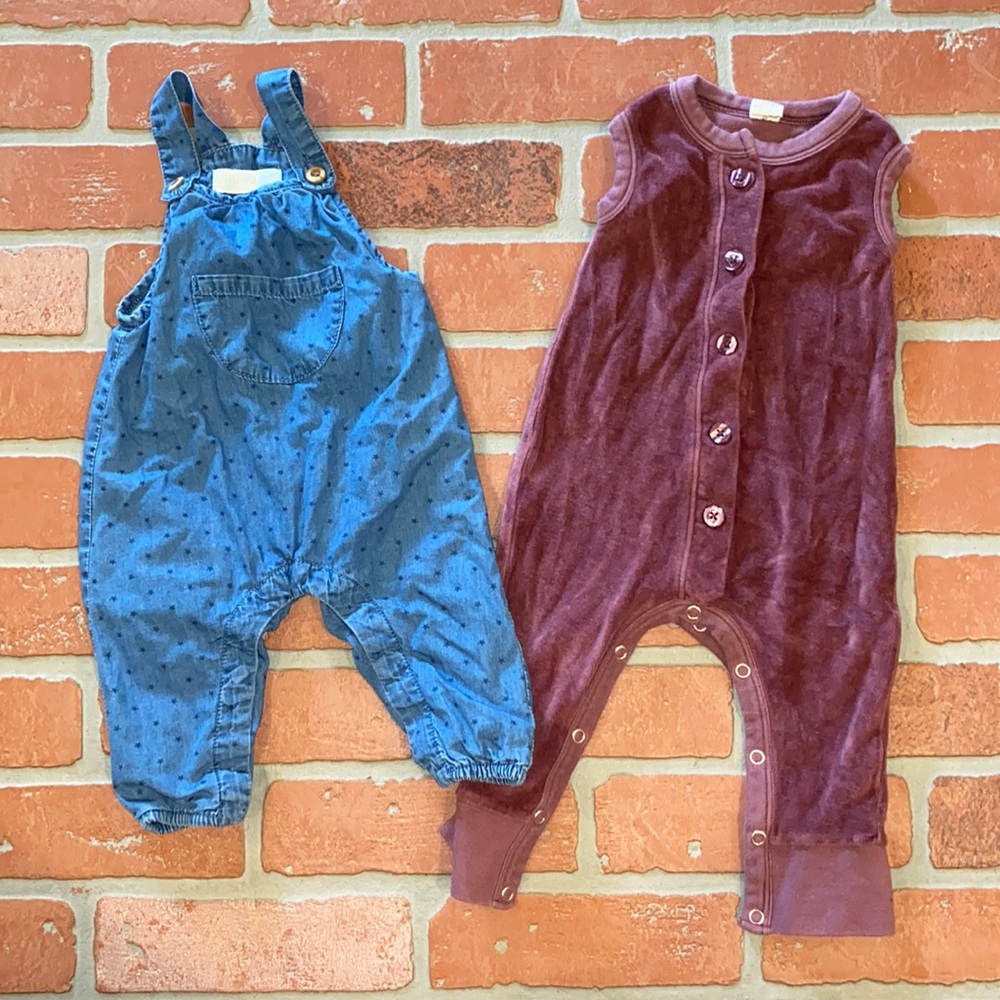 Kate Quinn & Zara sleeveless romper 0/3m babygirl bundle!!